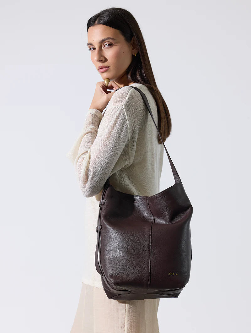 Borsa Nour ebano Nat&nin