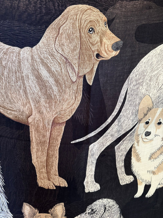 Sciarpa Toutou nero Inoui