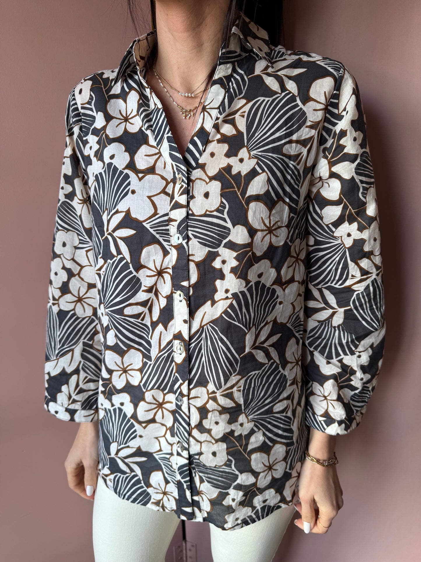 Camicia fiori