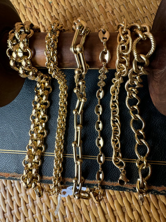 Bracciali intrecci catena