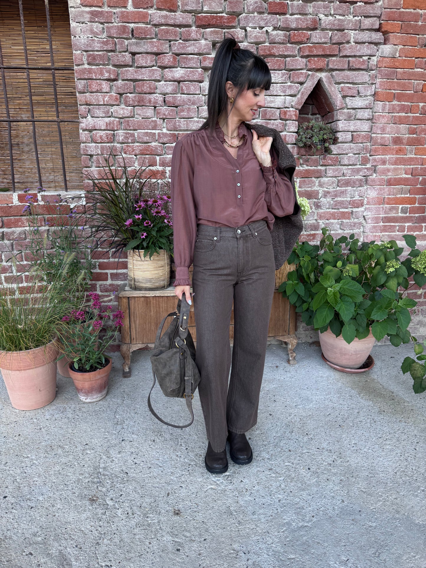 Borsa Hera vintage marron Nat & Nin