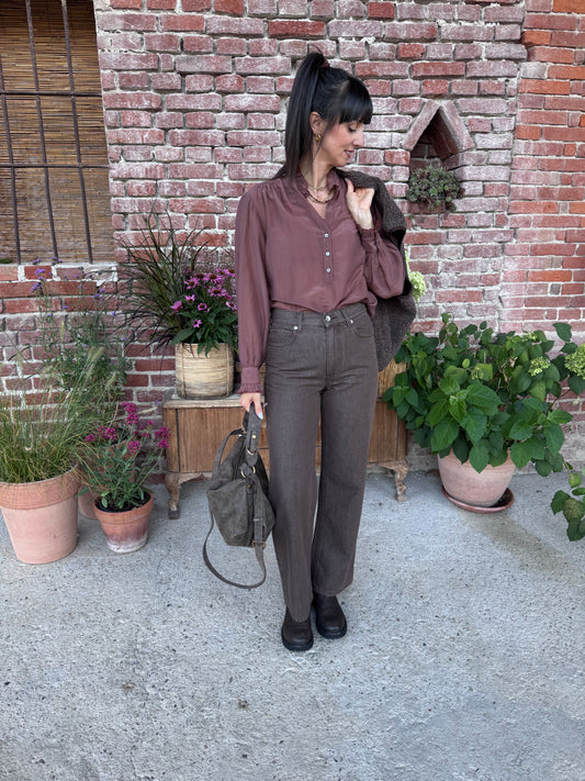 Borsa Hera vintage marron Nat & Nin