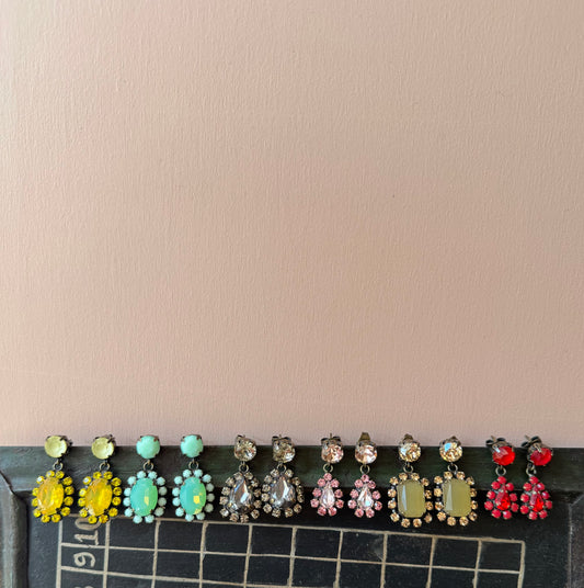 Orecchini con strass Unique