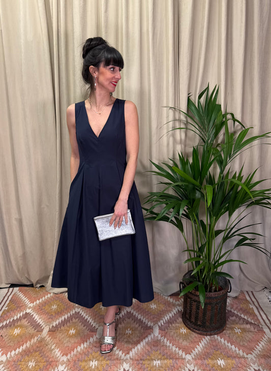 Abito popeline blu Ottod’ame