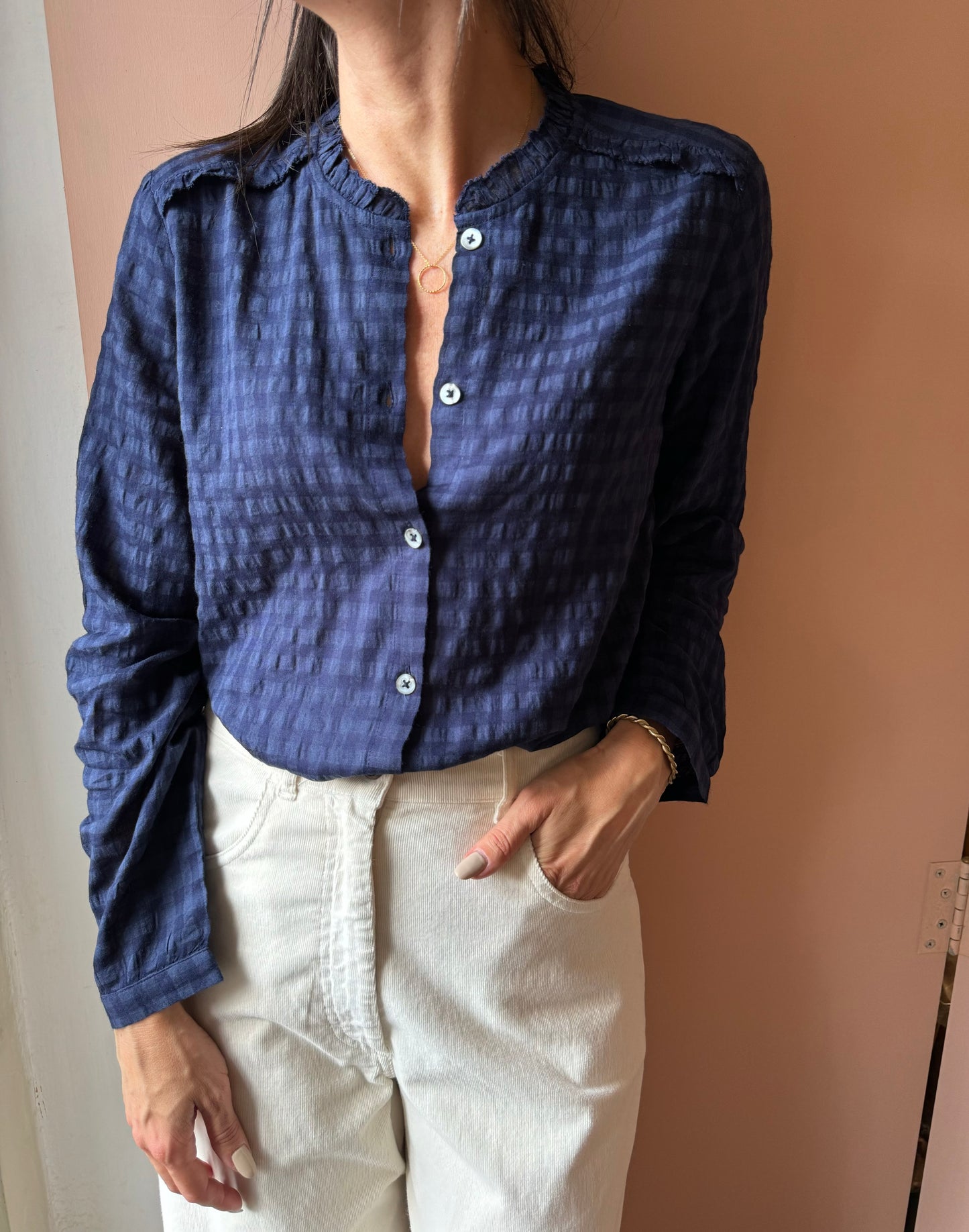 Camicia quadretti blu NiceThings