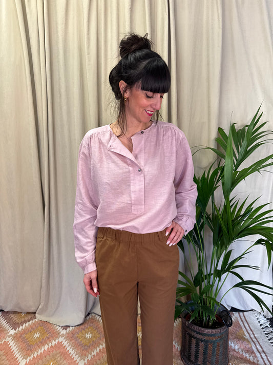 Camicia rosa Pomandére