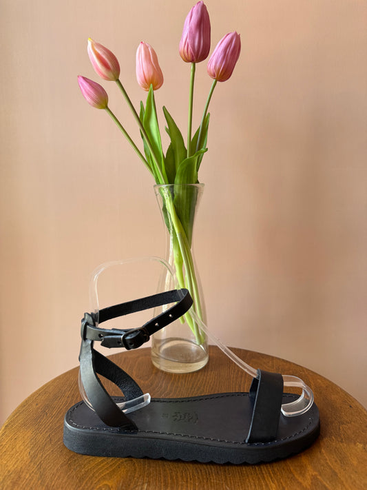 Sandali neri Gianluca L’artigiano del cuoio