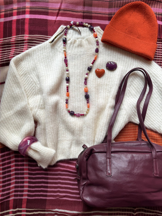 Maglione EAST panna American Vintage