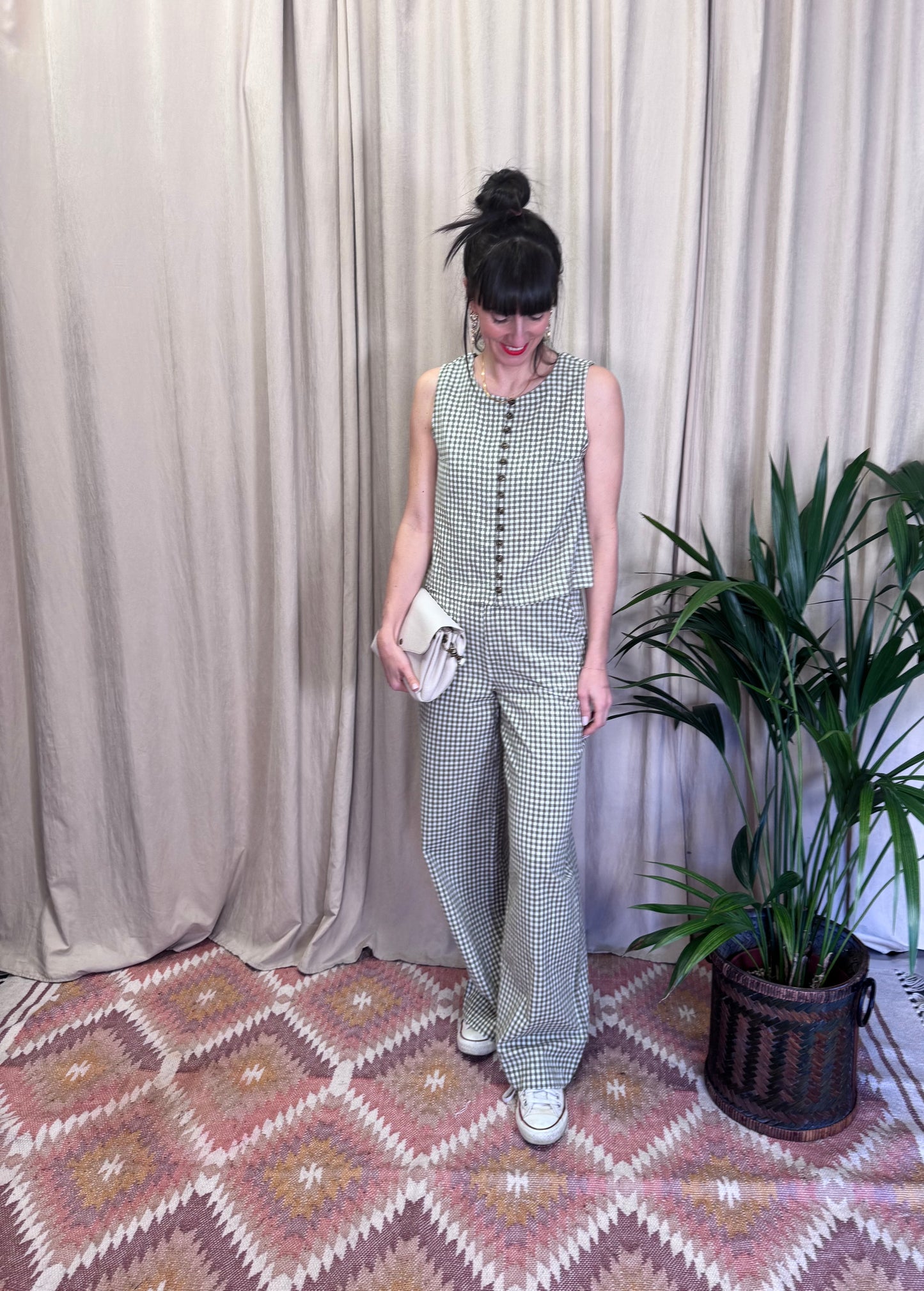 Pantaloni Vichy Ugueta DesPetitsHauts