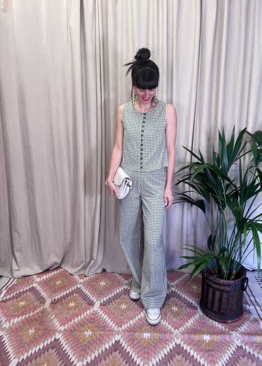 Pantaloni Vichy Ugueta DesPetitsHauts