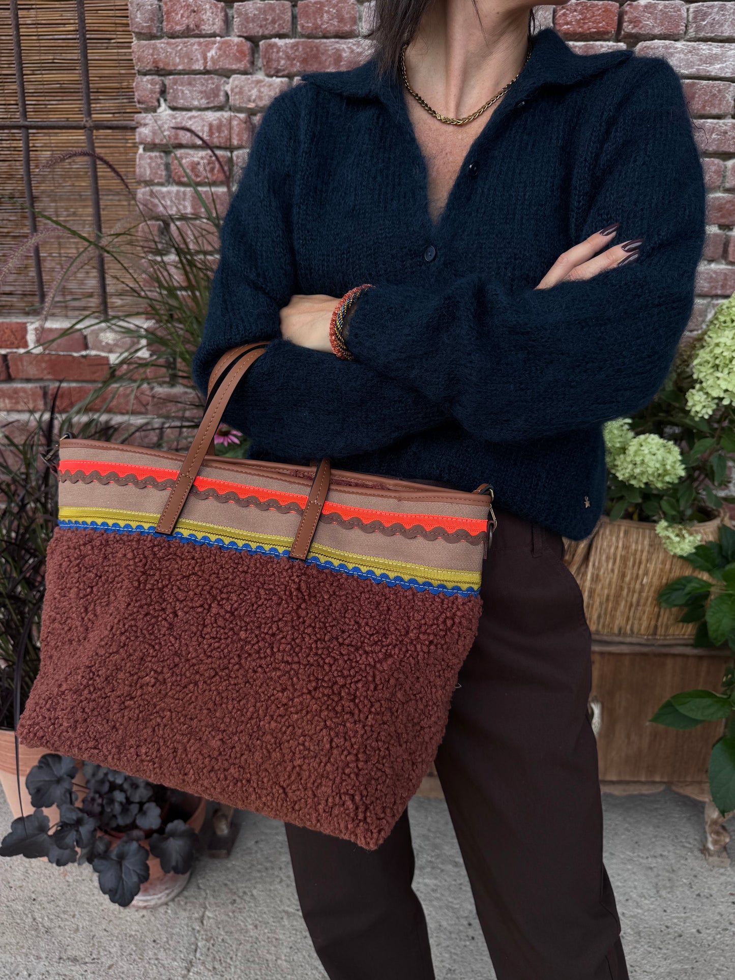 Borsa ruggine EXQUISITE J