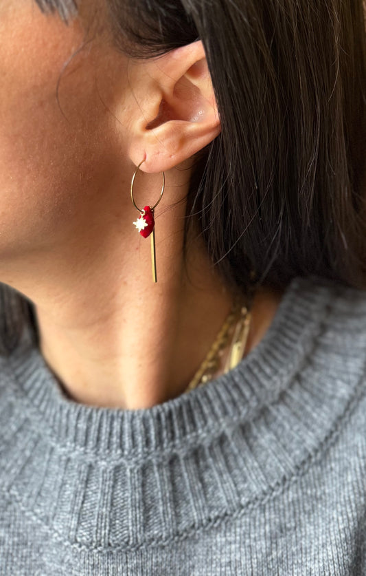 Orecchini bacchetta magica