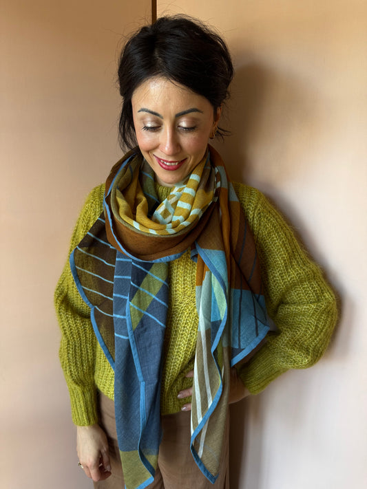 Sciarpa Zelda mustard SHALLS