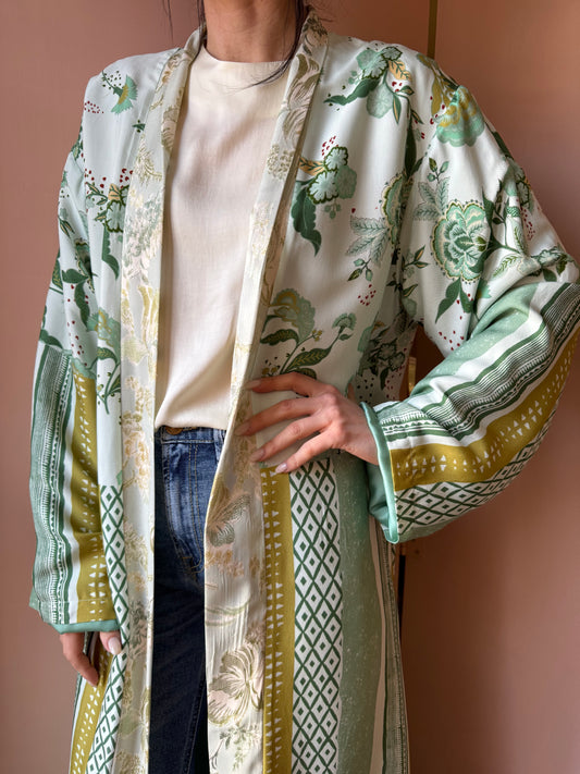 Kimono Wu Side fantasia menta