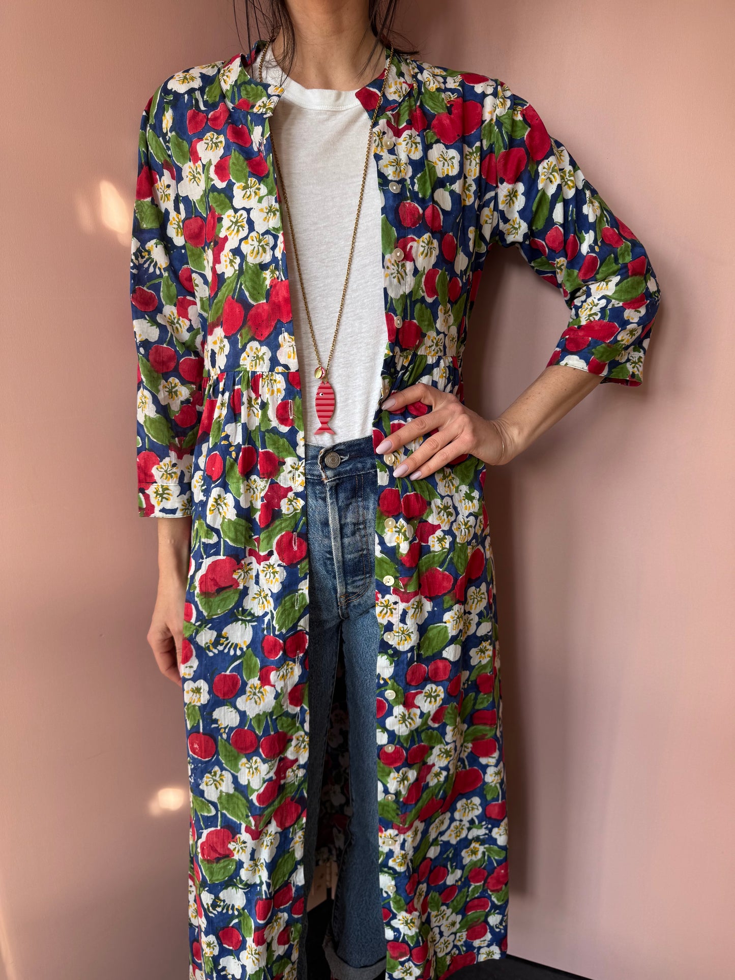 Abito/kimono coreana Ciliegie Xiwikj