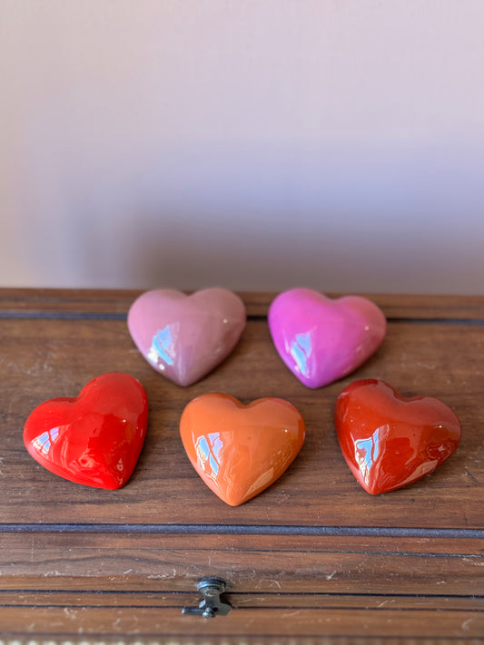 Spille cuore smaltato Unique