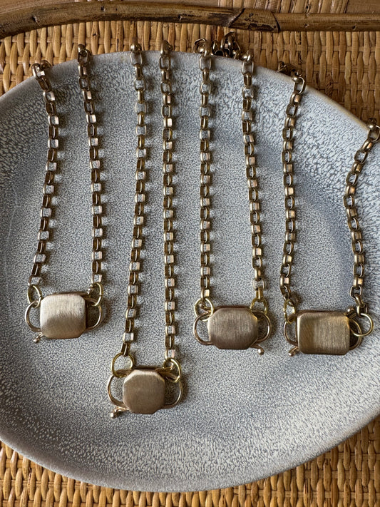 Collana con Lucchetto semplice L|UNA