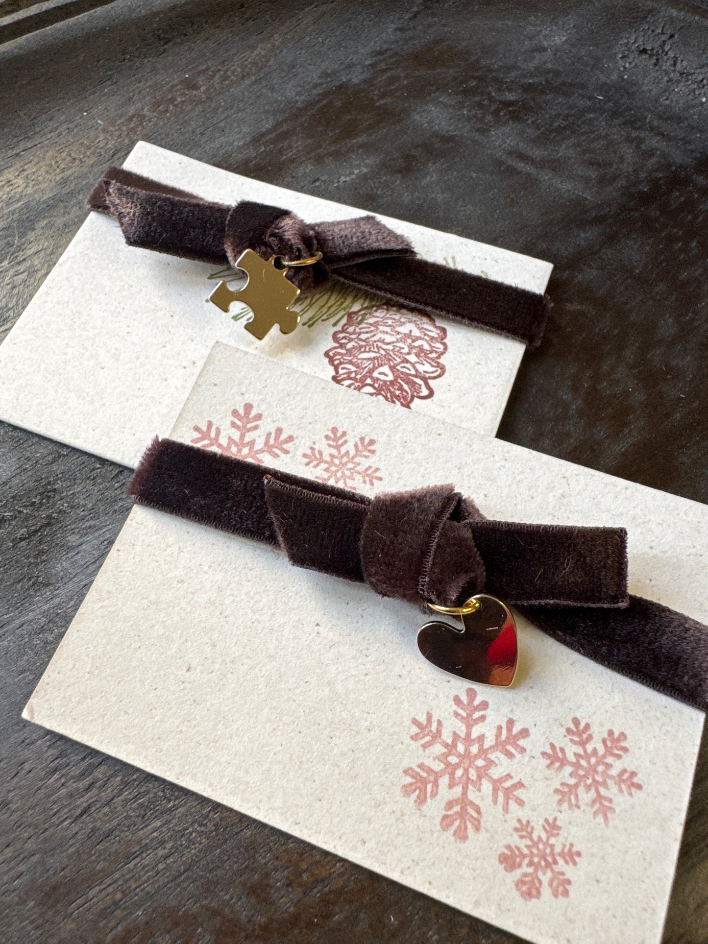 Bracciali in velluto Brioche Handmade