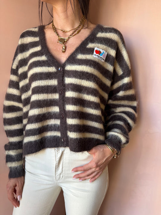 Cardigan NEN riga moro American Vintage