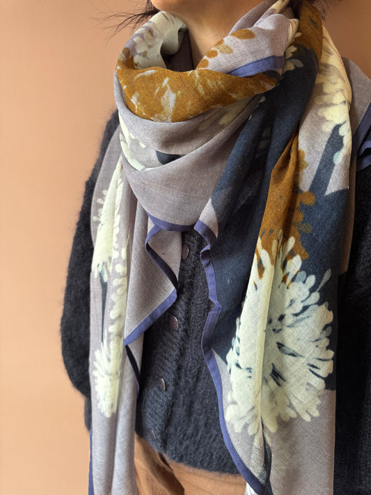 Sciarpa Carol prune SHALLS