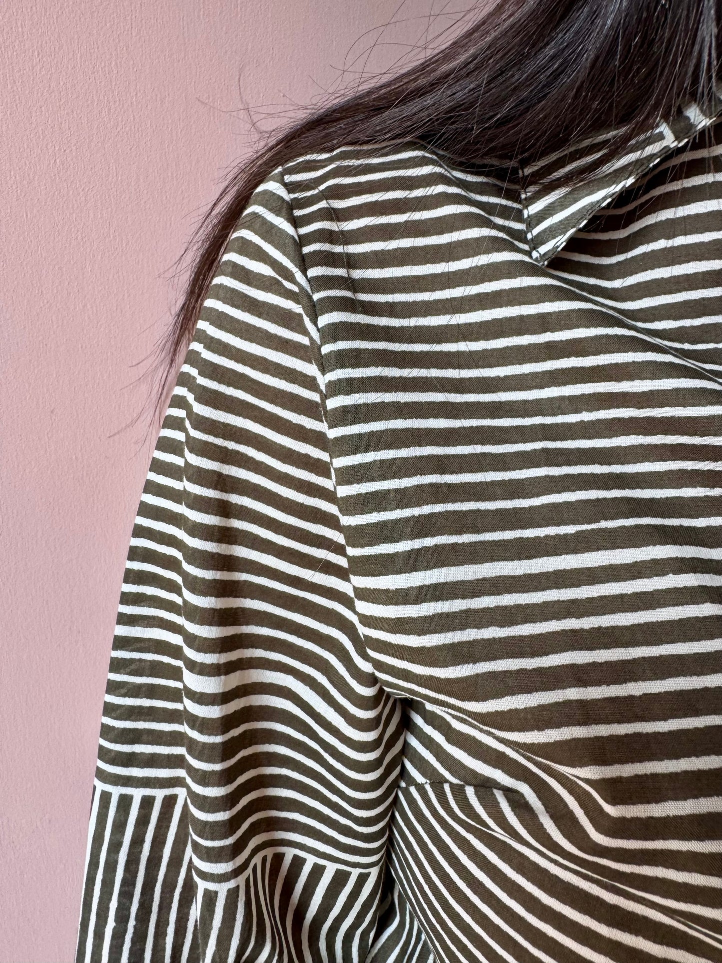 Camicia Righine verde militare