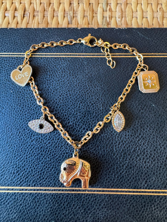 Bracciale Charms Elefantino