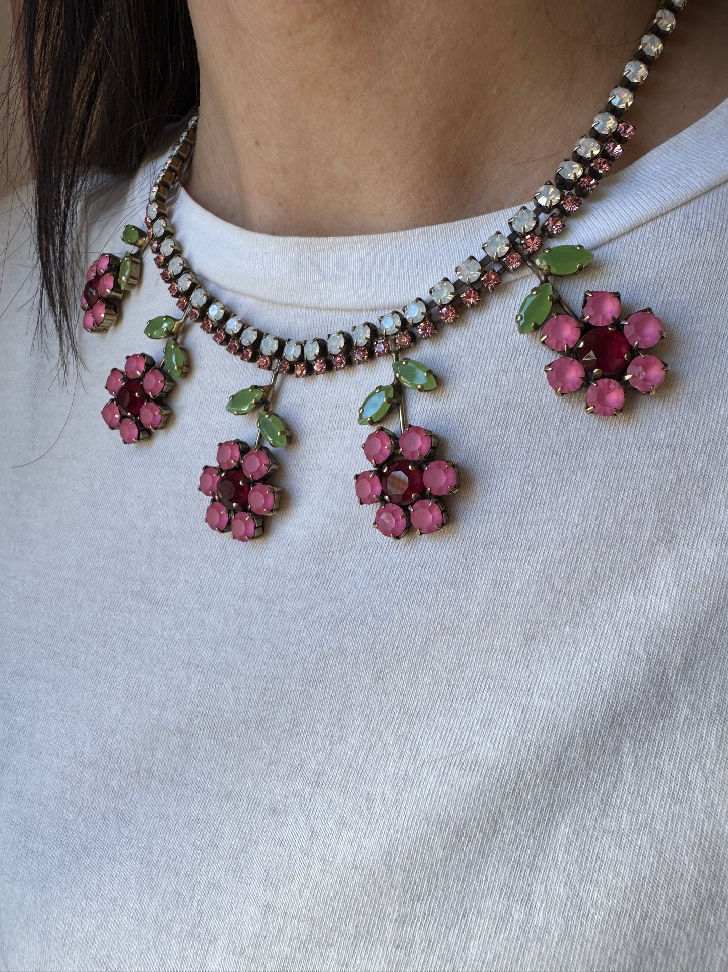 Collana Fiorella rosa UNIQUE