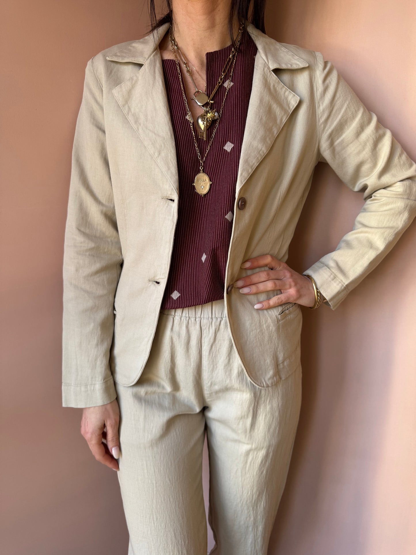 Giacca beige BottegaChilometriZero