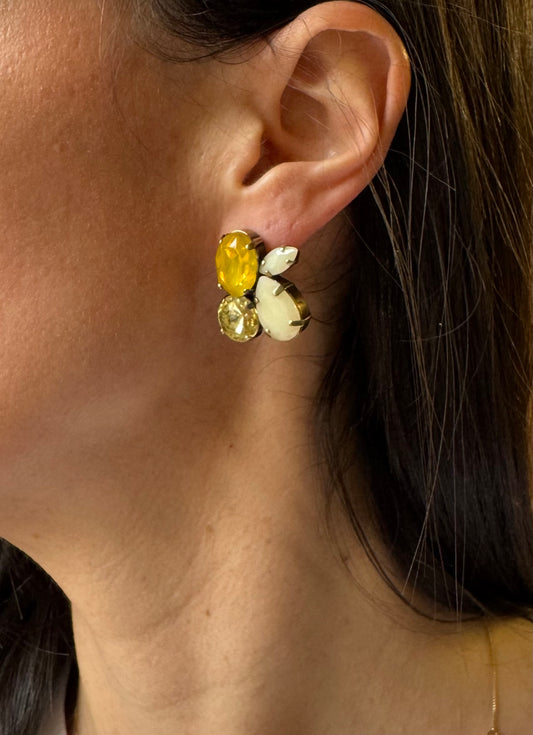 Orecchini perno composé Unique