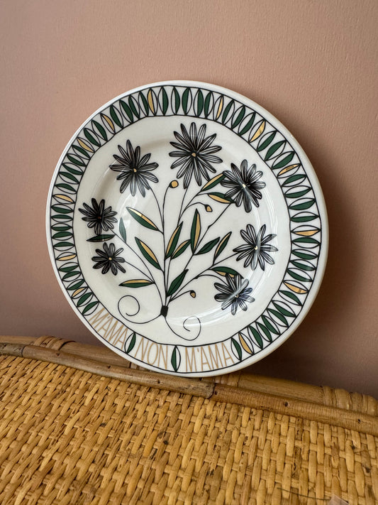 Piatto ILARIA.I “m’ama non m’ama” verde