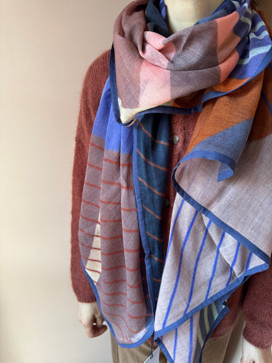 Sciarpa Zelda blu SHALLS