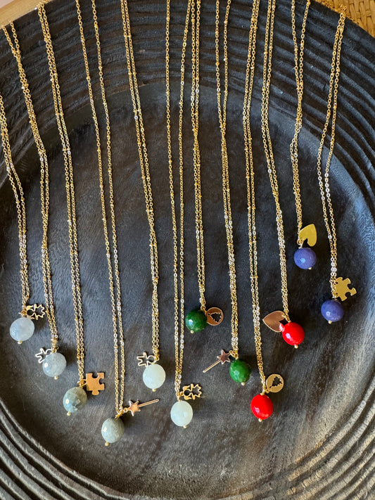 Collane Caramella BriocheHandMade pallina 12mm