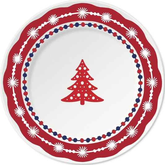 Piatto ILARIA.I “Albero rosso ”