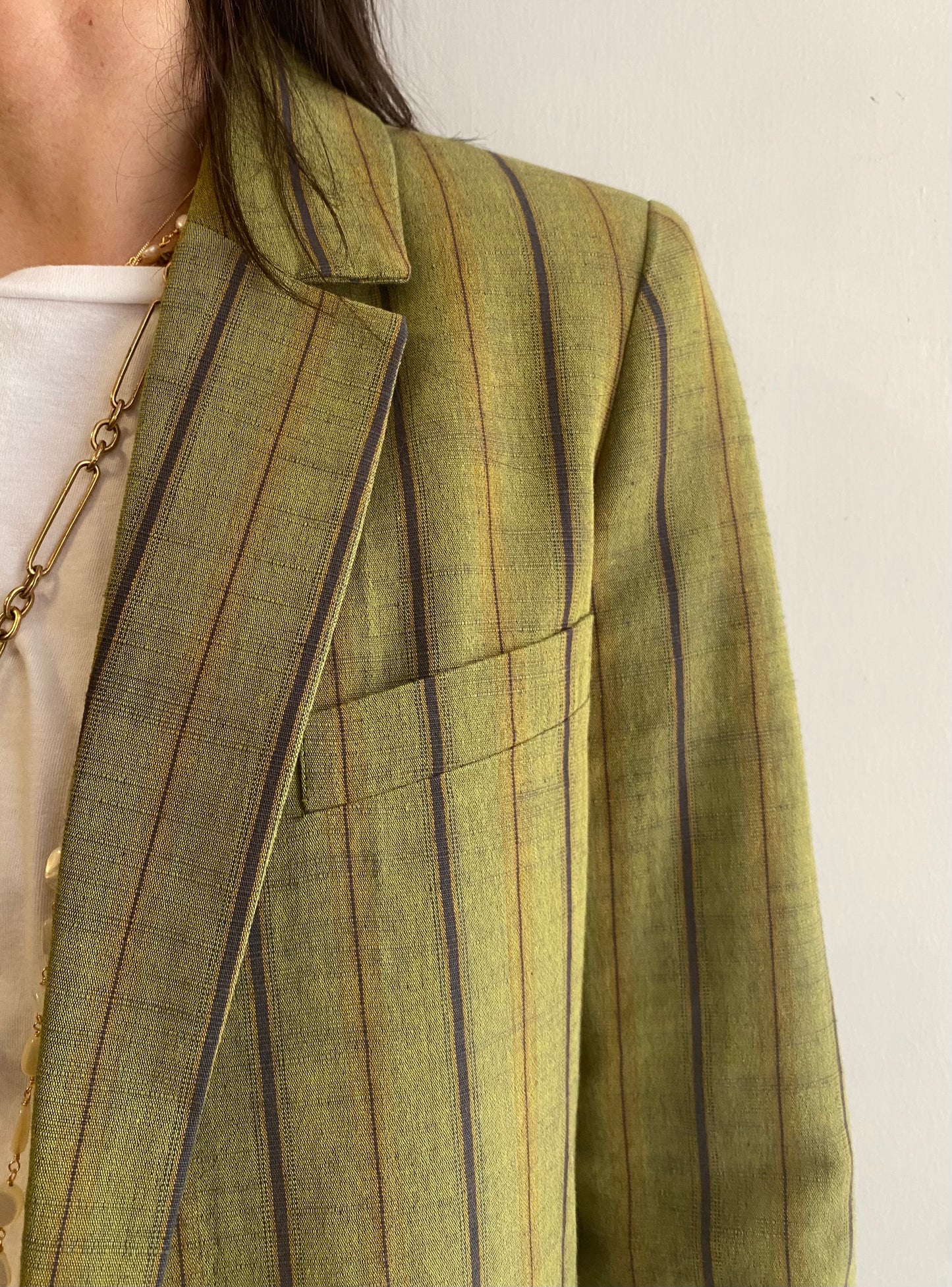 Blazer pistacchio Pomandère