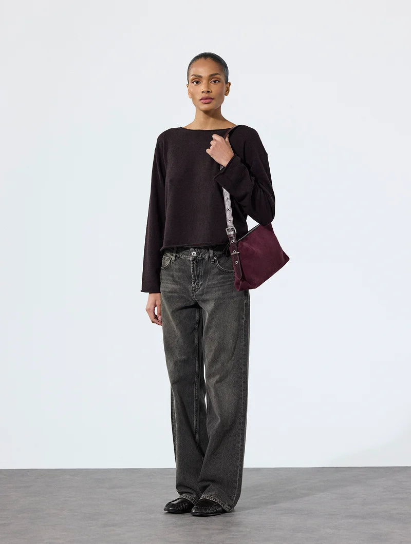 Borsa Berry aubergine Nat & Nin