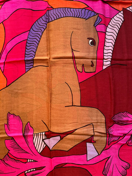 Sciarpa Cavale rosso Inoui