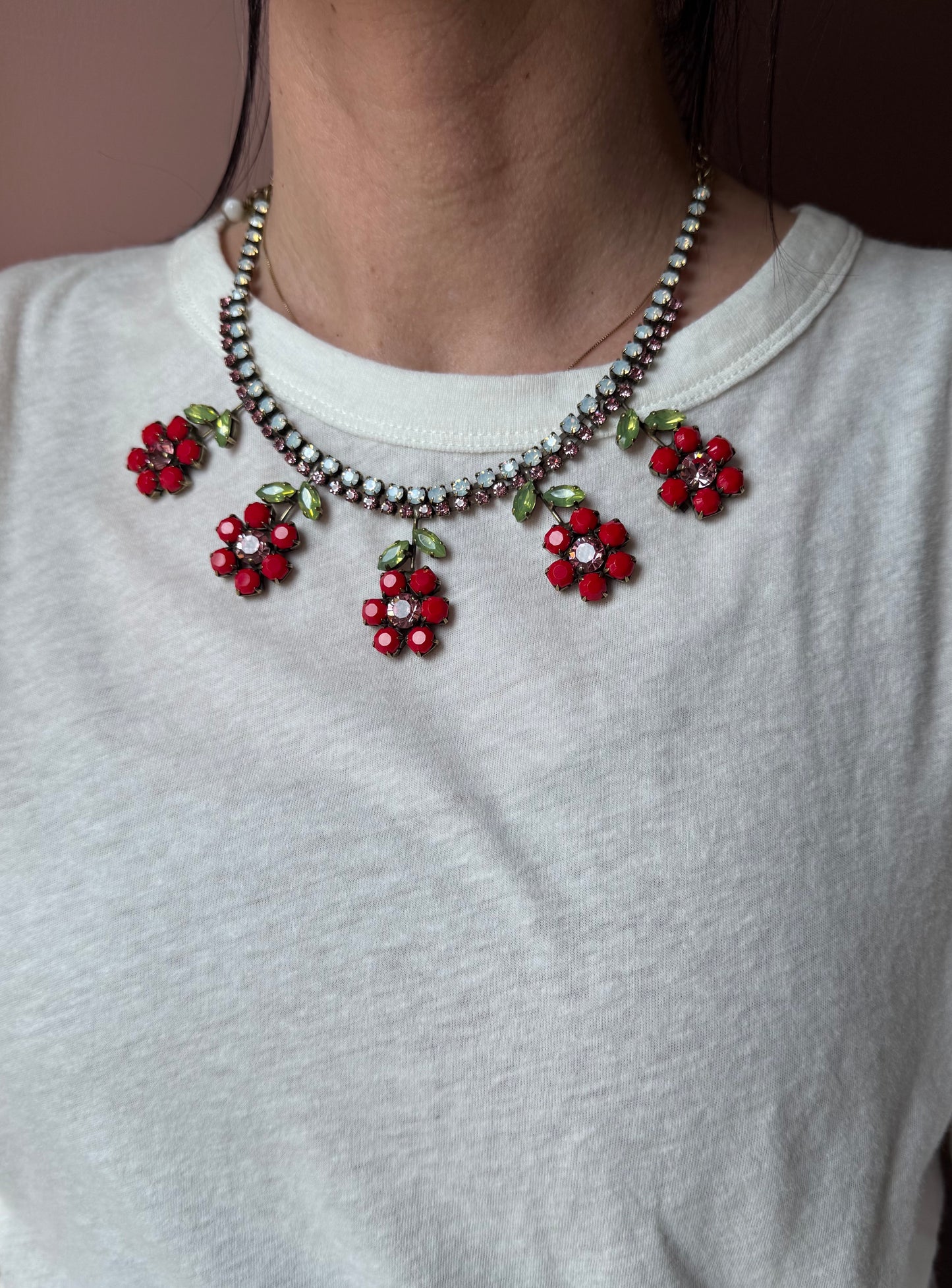 Collana Fiorella rosso UNIQUE