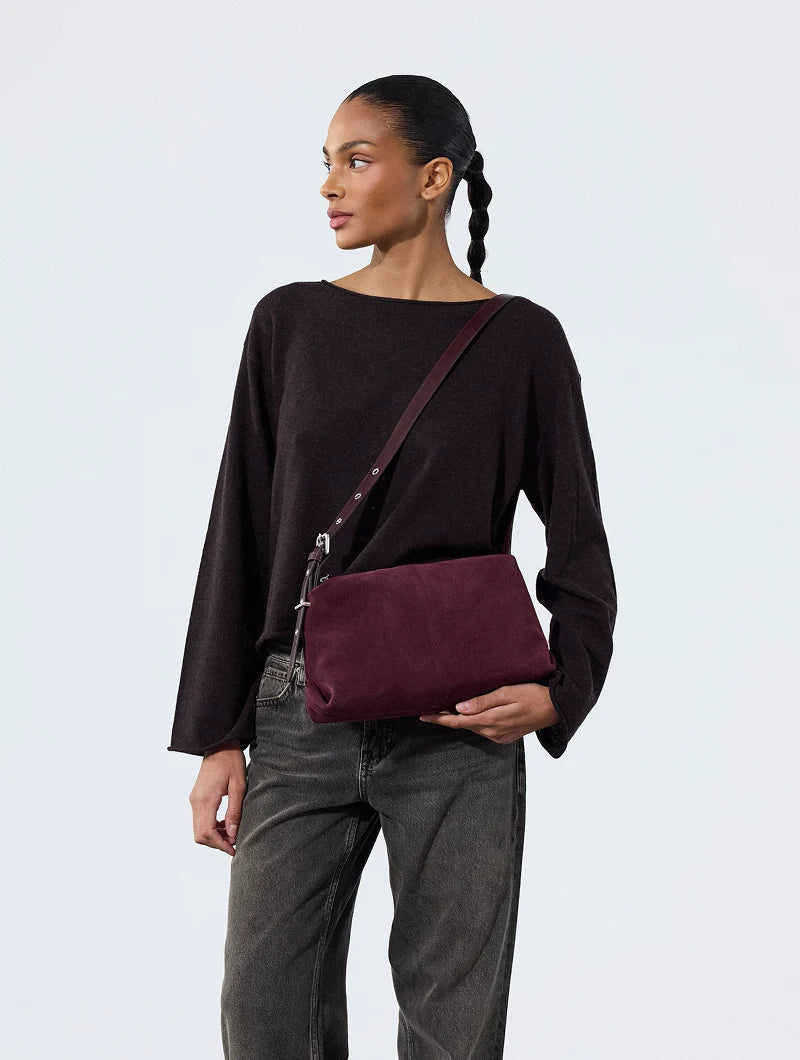 Borsa Berry aubergine Nat & Nin