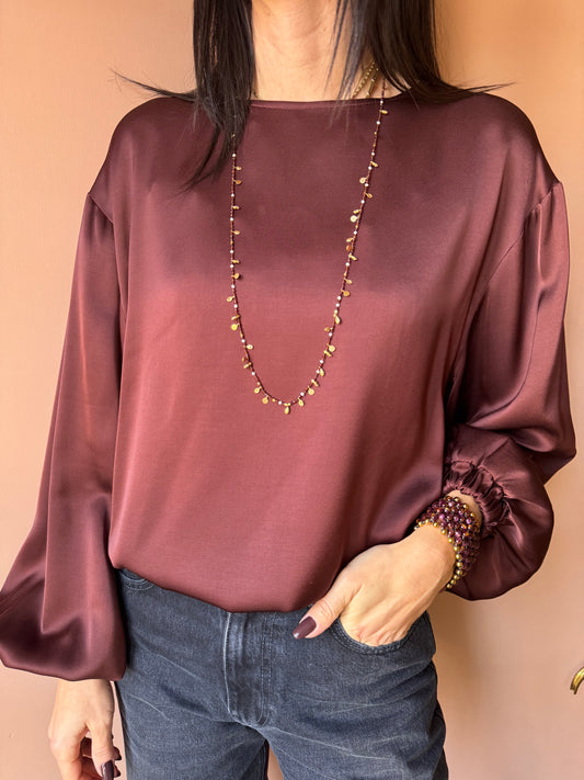Blusa cioccolato Ottod’ame