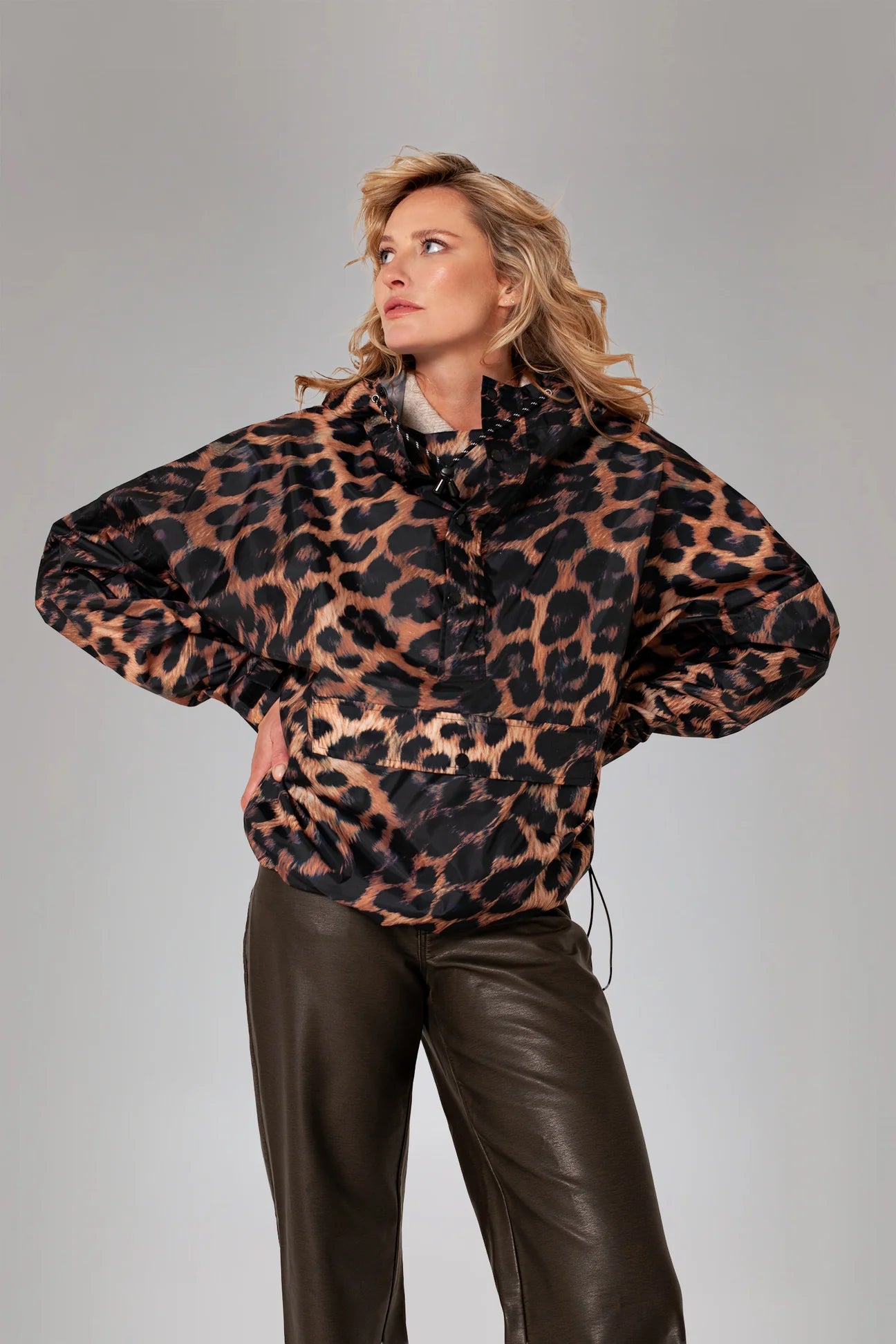 Anorak dark leopard RAIN KISS