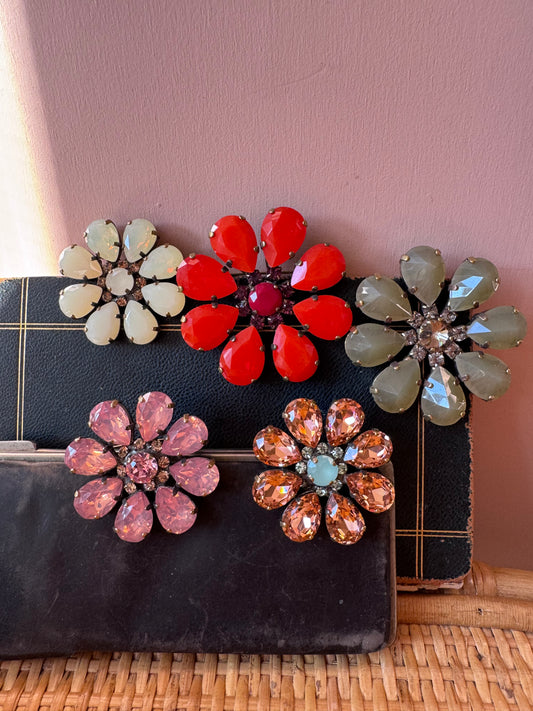 Spilla fiore con resine UNIQUE