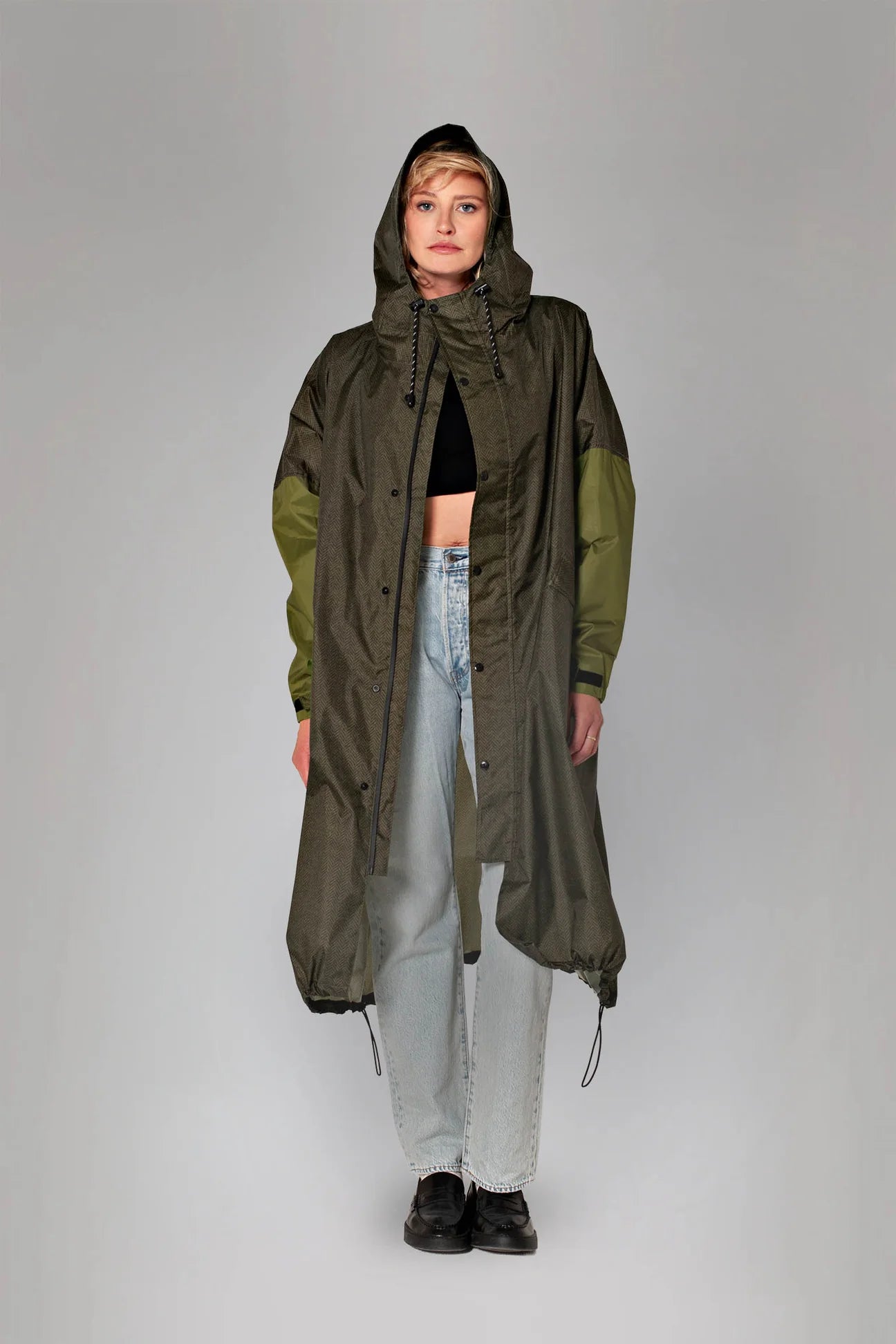 Impermeabile verde RAIN KISS