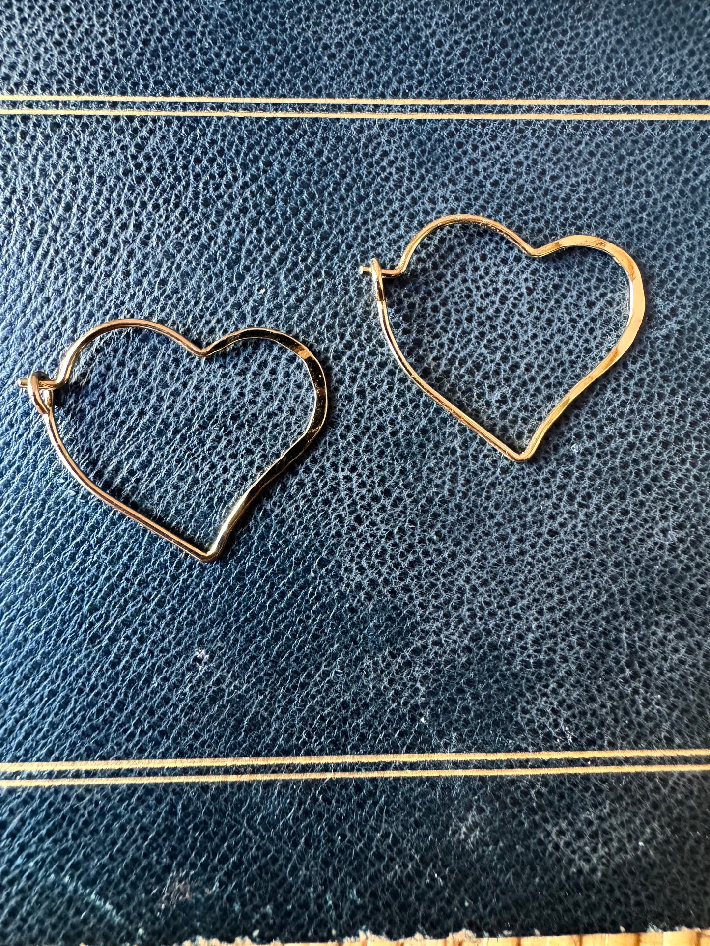 Orecchini cuore placcato oro