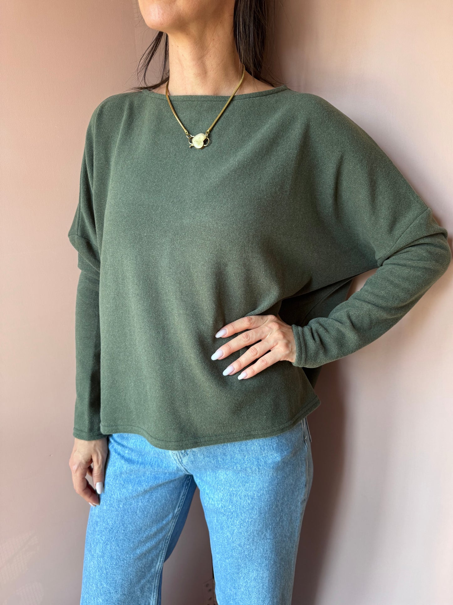Maglia Boxy foresta Neirami