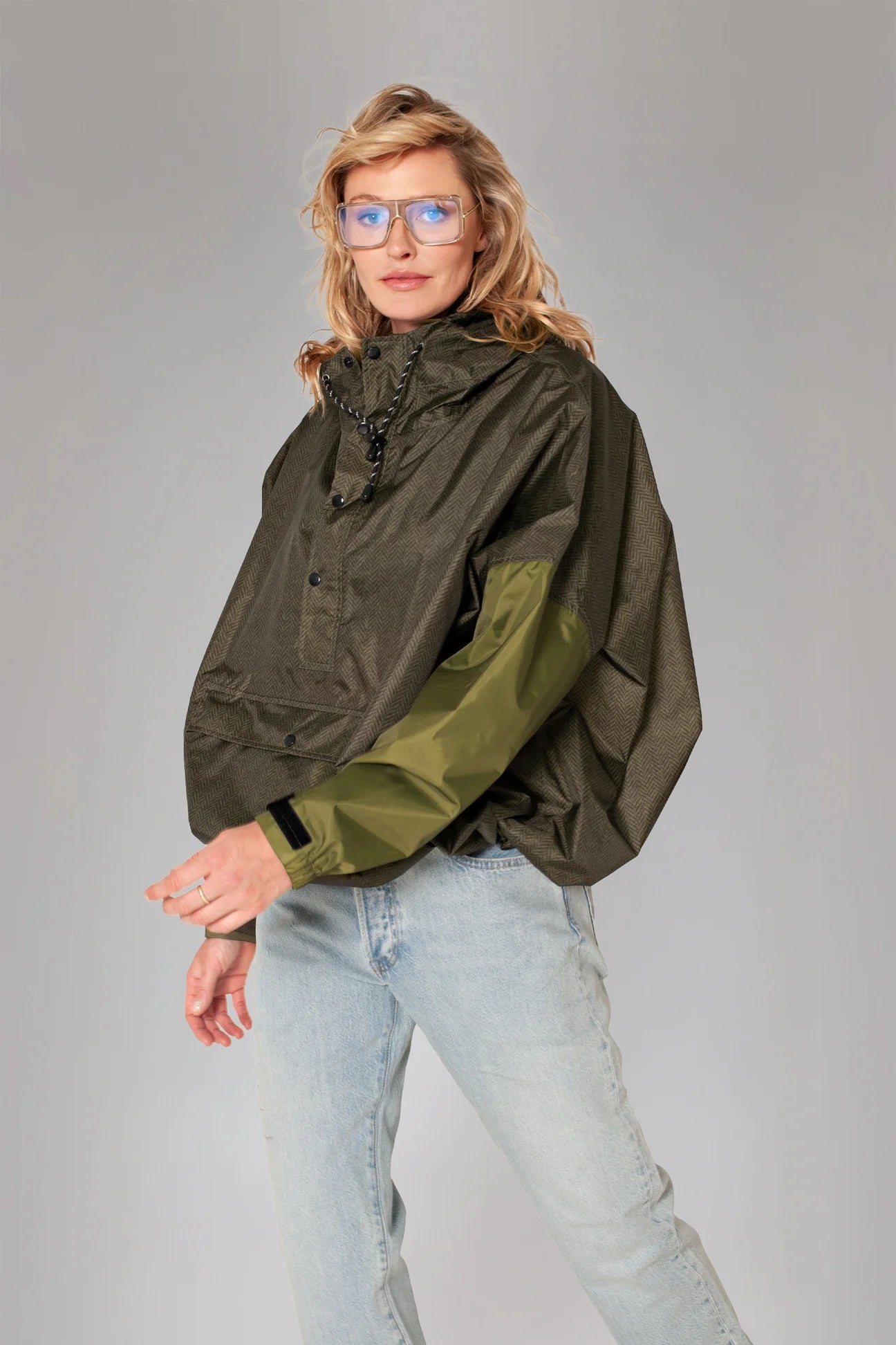 Anorak verde RAIN KISS