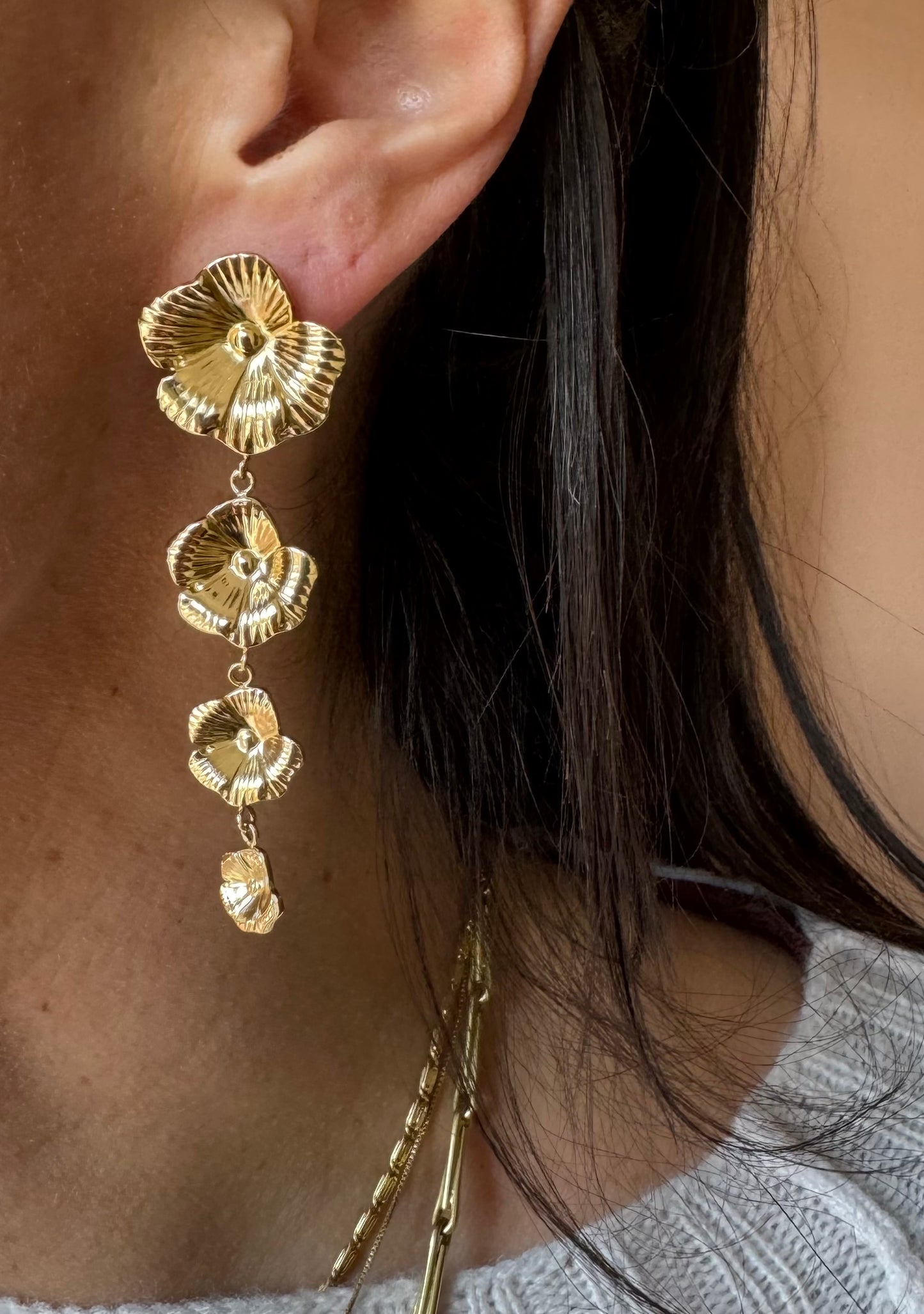 Orecchini campanula lunghi