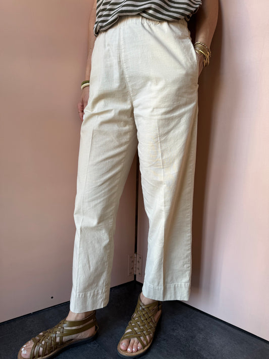 Pantaloni beige Madame Venice