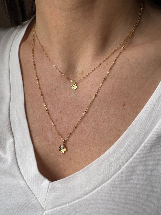 Collana ninfea doppio giro