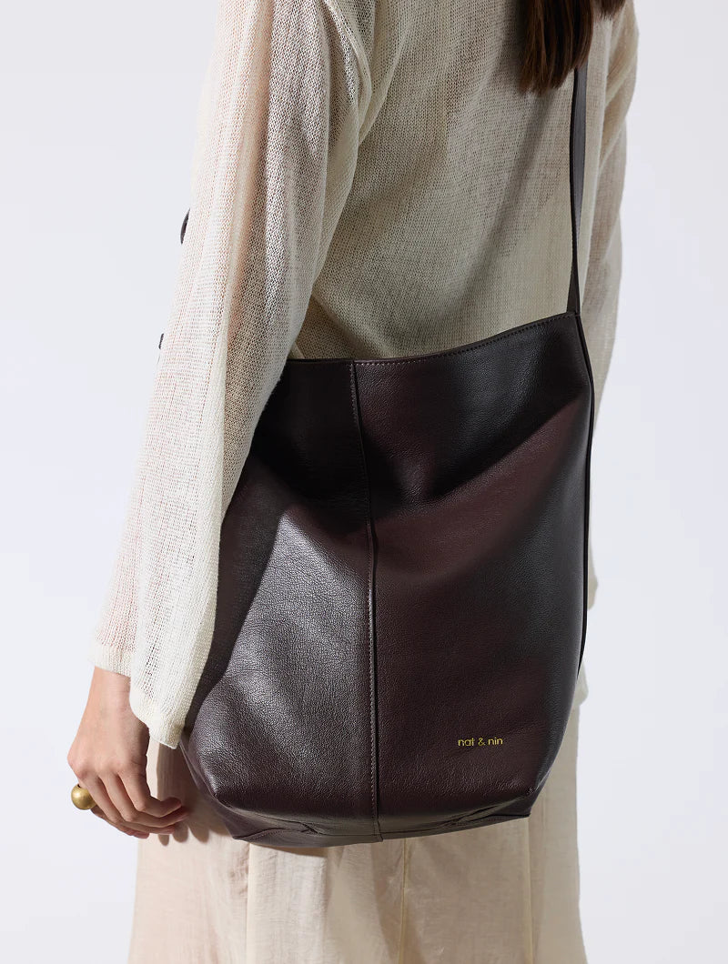 Borsa Nour ebano Nat&nin