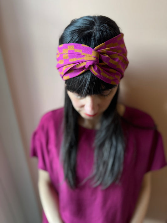 Fascia/cintura senape /fucsia Jolie Mouette